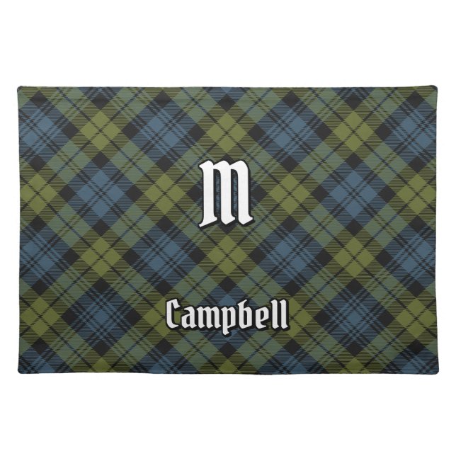 Campbell Tartan Cloth Placemat (Front)