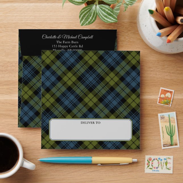 Campbell Tartan Envelope (Desk)