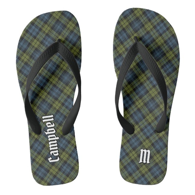 Campbell Tartan Flip Flops (Footbed)