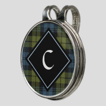 Campbell Tartan Golf Hat Clip