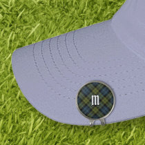 Campbell Tartan Golf Hat Clip