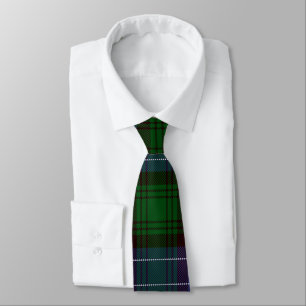 Campbell Tartan Green Plaid Neck Tie