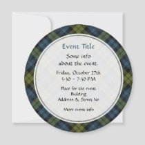 Campbell Tartan Invitation