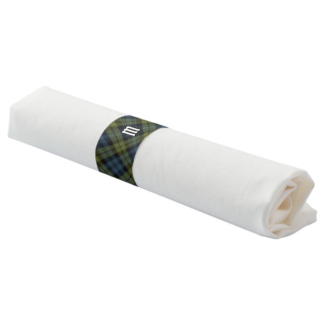 Campbell Tartan Napkin Bands (Angled)