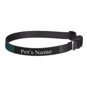 Campbell Tartan Personalized Pet Collar