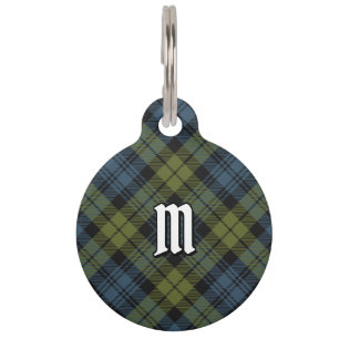 Campbell Tartan Pet ID Tag