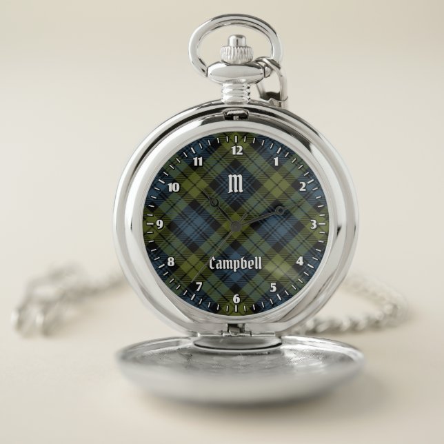 Campbell Tartan Pocket Watch (Inside)