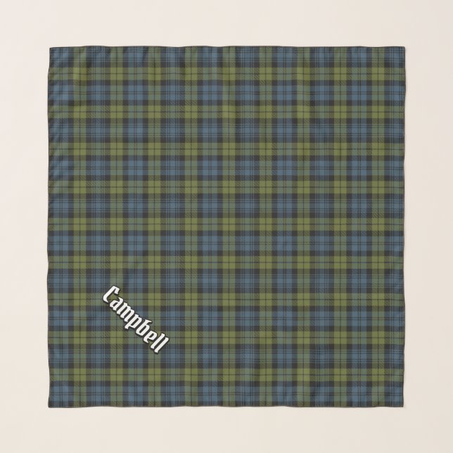 Campbell Tartan Scarf (Front (Horizontal))