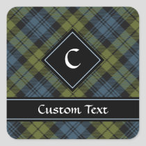 Campbell Tartan Square Sticker