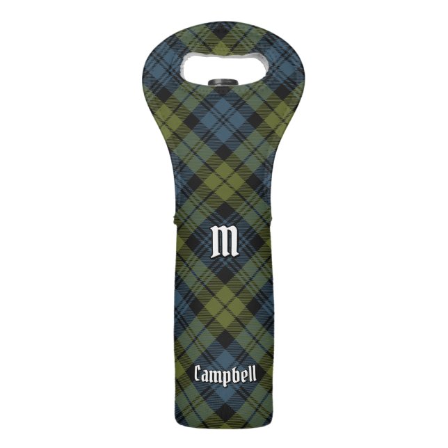 Campbell Tartan Wine Bag (Front)