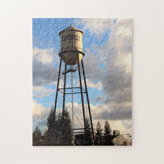 Campbell Water Tower 16x20 Puzzle (Vertical)