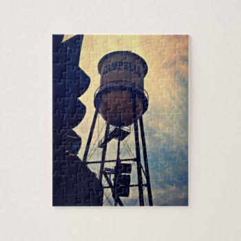 Campbell Water Tower 8 X 10 Puzzle by ForEverProud at Zazzle