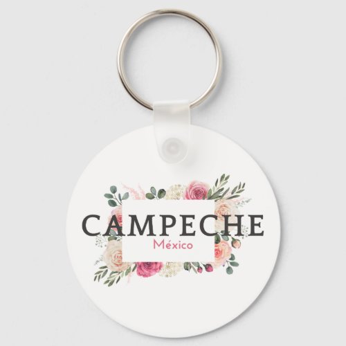 Campeche Mexico Travel Destination Bridesmaid  Keychain