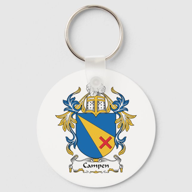 Campen Family Crest Keychain (Front)