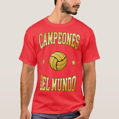Campeones del Mundo Gold  Star T_Shirt