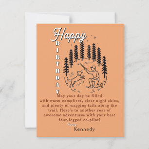 Camper Birthday Card