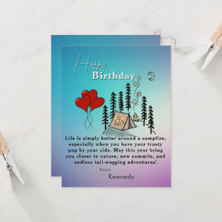 Camper Birthday Card