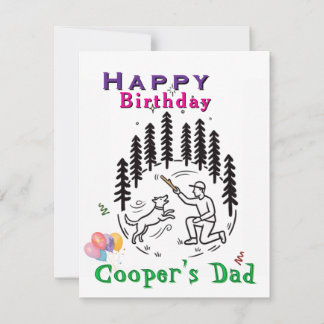 Camper Birthday Card