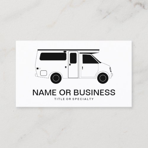 camper business card