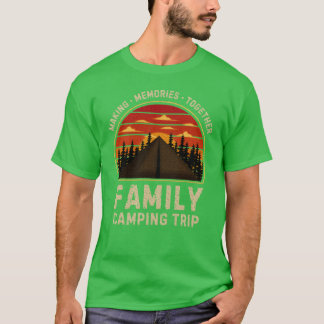 Camper Camp Family Campingrip 2024 Matching vintag T-Shirt