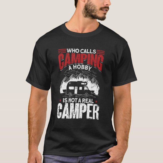 Camper Caravan   Camping 2 T-Shirt (Front)