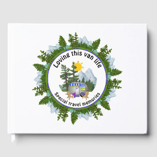 Camper CARAVAN Travels Custom Photo Guest Book