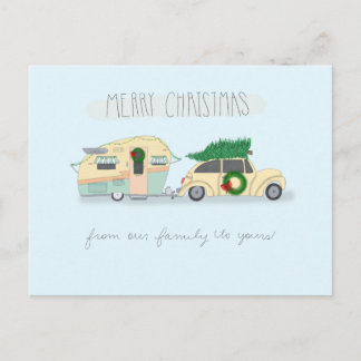 Camper Christmas Card