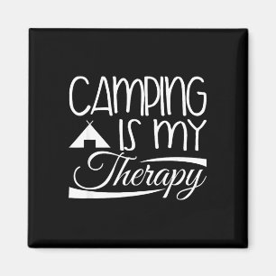 Camper design - camping is my therapy magnet