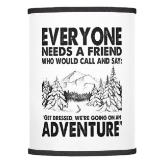 Camper Gift | Everyone Needs A Friend Birthday Lamp Shade