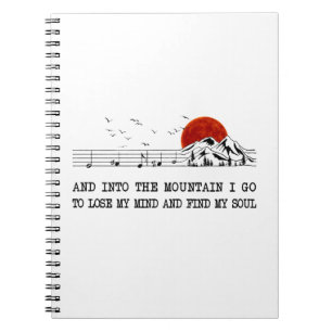 Camper Gift I Go To Find My Soul Birthday Notebook