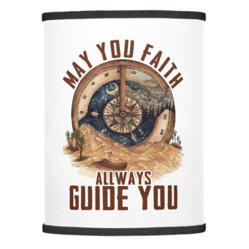 Camper Gift  May You Faith Allways Guild You Xmas Lamp Shade