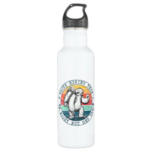 Camper Gift   Sloth Hiking Team Birthday Stainless Steel Water Bottle