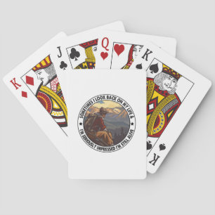 Camper Gift   Sometimes I Look Back On My Life Poker Cards