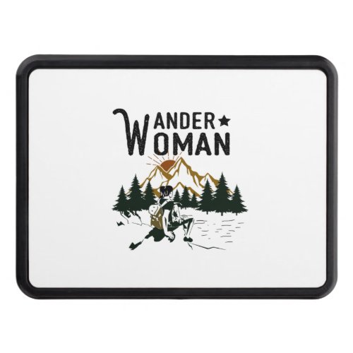 Camper Gift  Wander Woman Birthday Hitch Cover