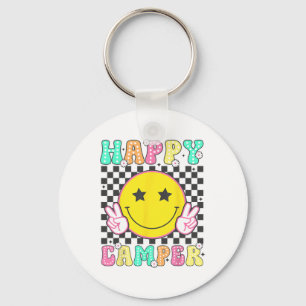 Camper Happy Summer Camp Camping For Men Women Kid Keychain
