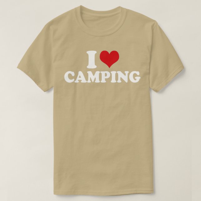 Camper I Love Camping1 T-Shirt (Design Front)