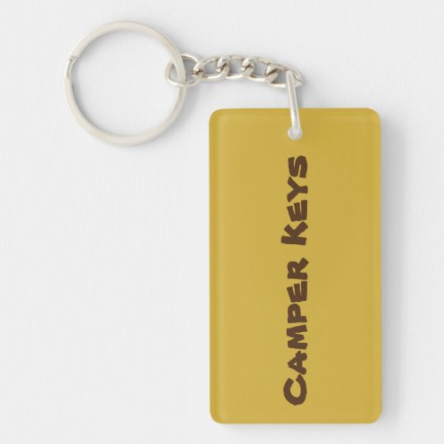 Camper Keys Vacation Rental Acrylic Keychain