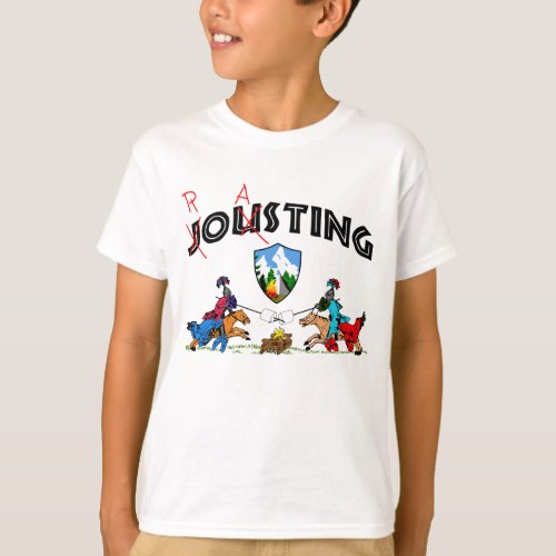 Camper Knights Roasting Marshmallow On Lance Funny T_Shirt
