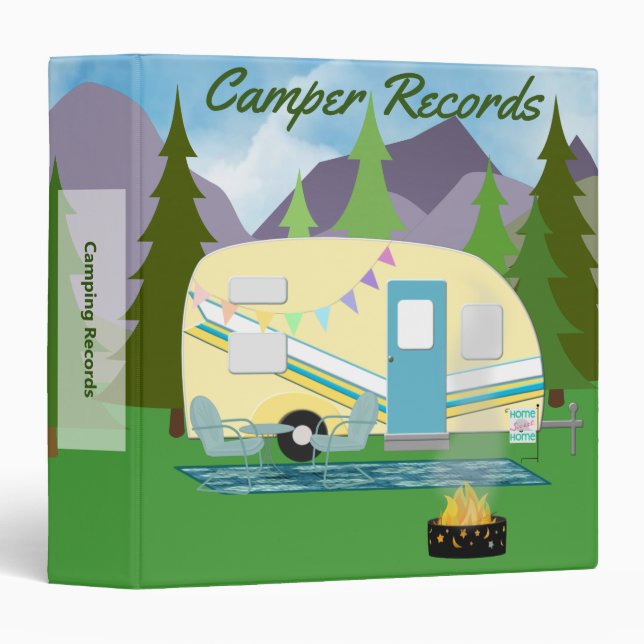Camper Maintenance Information 3 Ring Binder (Front/Spine)