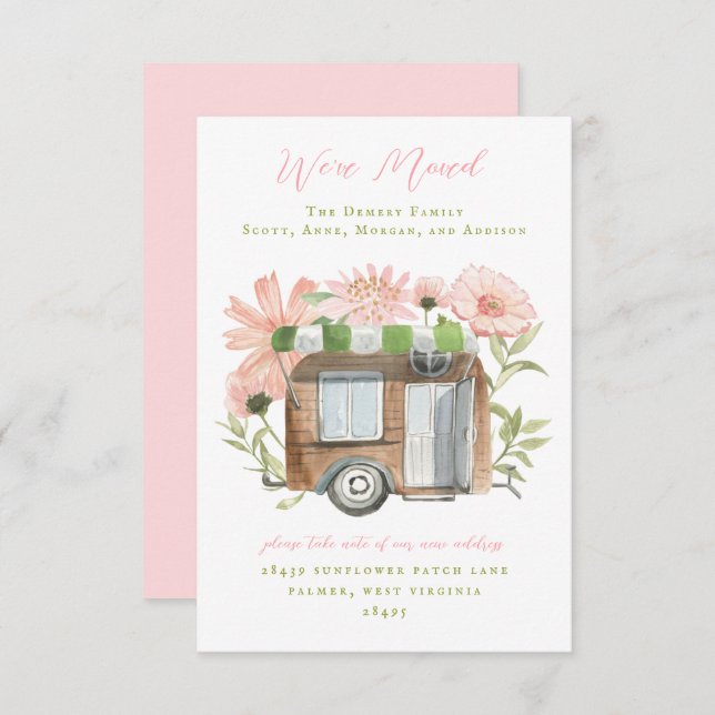 Camper Moving Announcements (Front/Back)