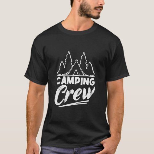 Camper Outdoor Camg Campfire  T_Shirt