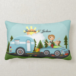 Camper Paridise ** Please custom/art size pillow! Lumbar Pillow