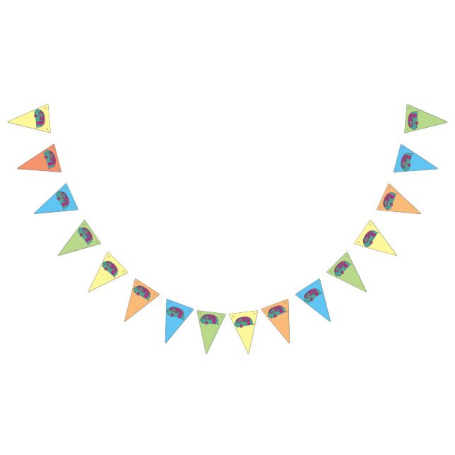 Camper Party Bunting Flags (All)