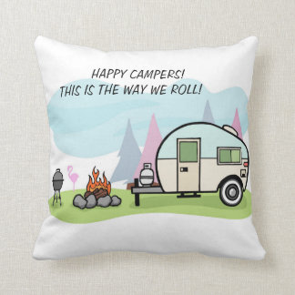 camper pillow this is the way we roll