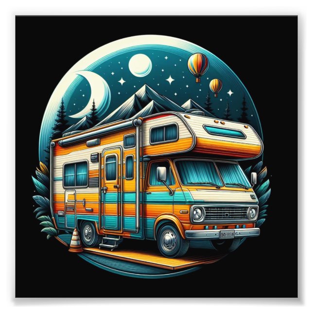 Camper poster! photo print (Front)