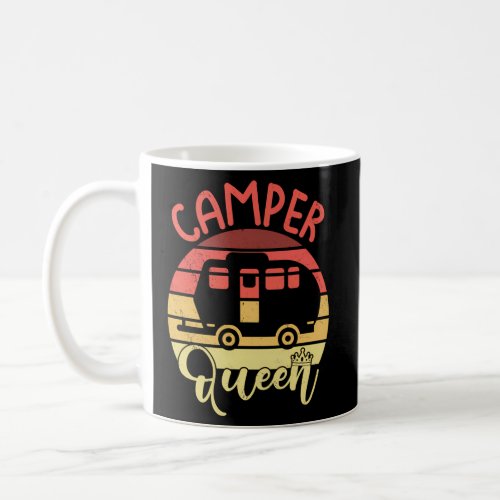 Camper Queen Camping Mom Rv Mothers Day Coffee Mug