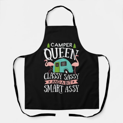 Camper Queen Classy Sassy Smart Assy Camping Apron