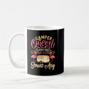Camper Queen Classy Sassy Smart Assy Camping RV Gi Coffee Mug