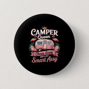 Camper Queen Cly Sy Smart Y Camng Rv Women Button