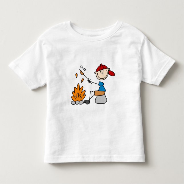 Camper Roasting Hot Dogs Tshirts and Gifts (Front)